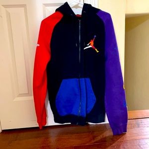 Air Jordan Mens Rivals Full-Zip Hoodie